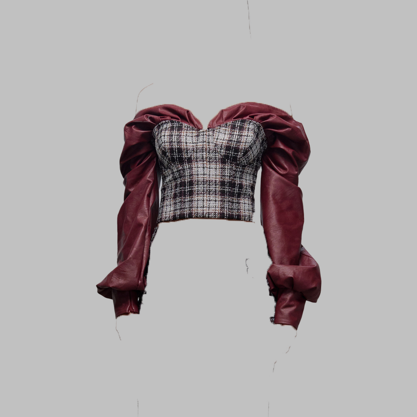 Tweed Corset Top