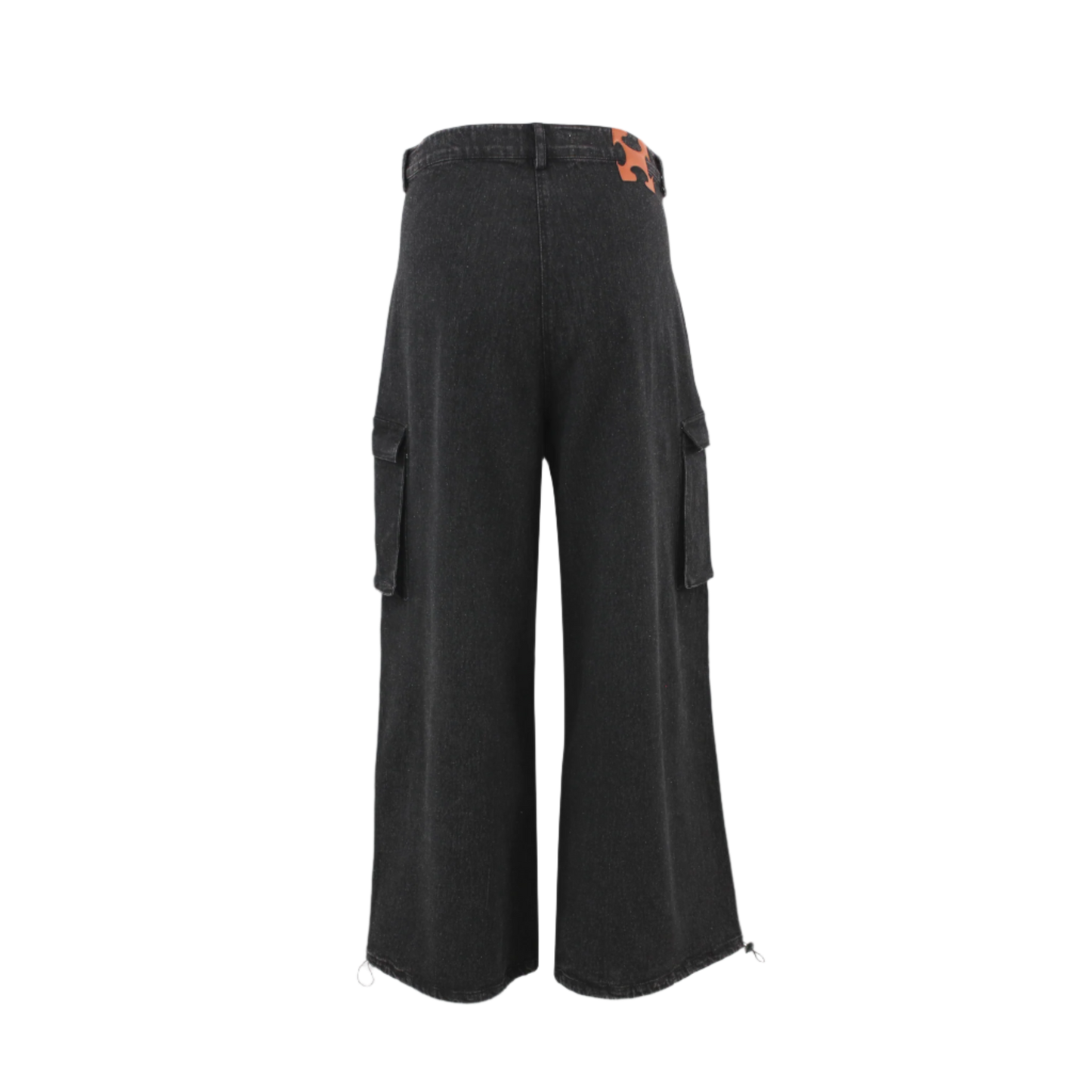 Denim cargo pants