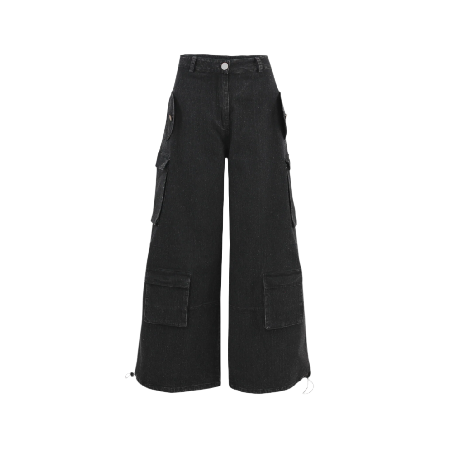 Denim cargo pants