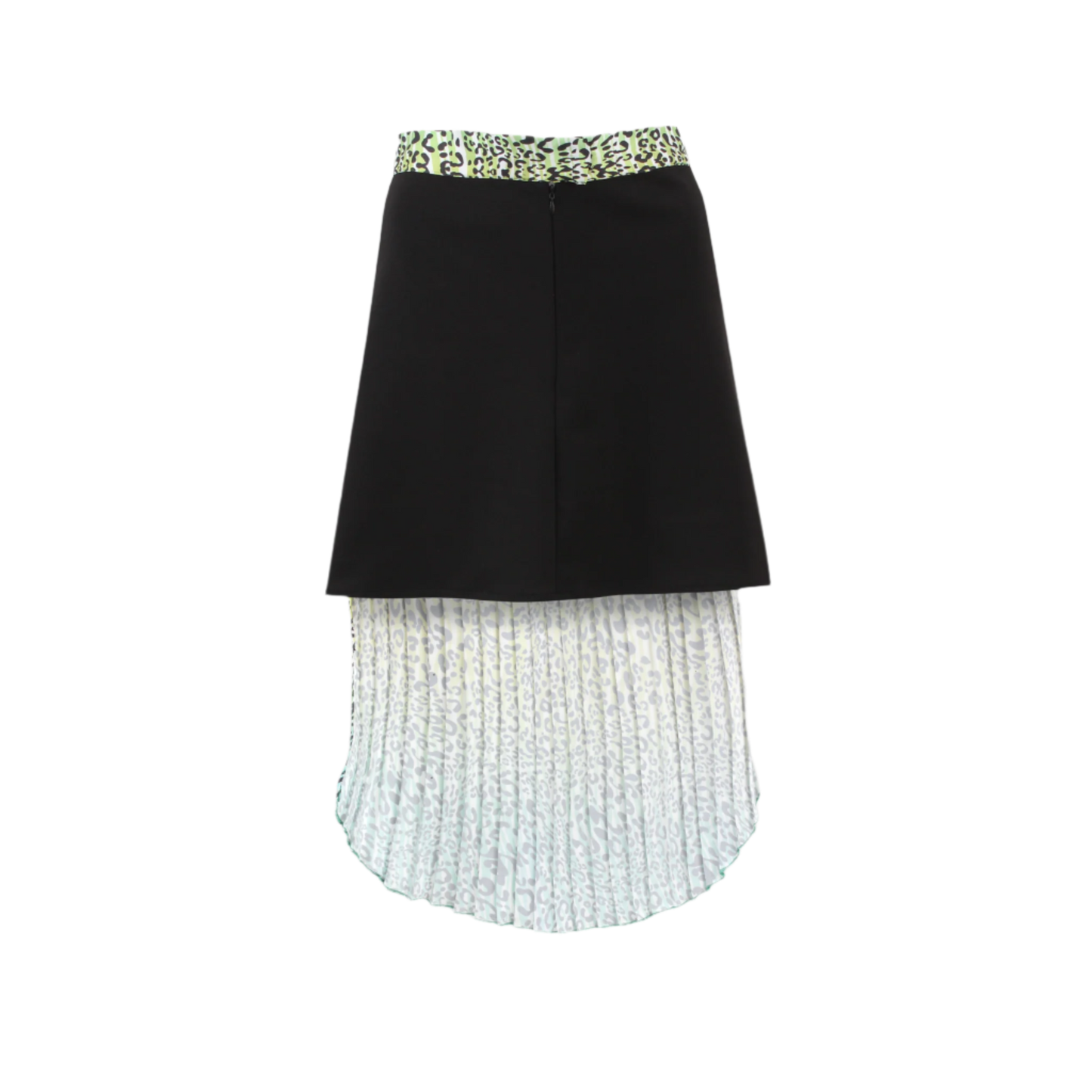 Asymmetrical Print Skirt