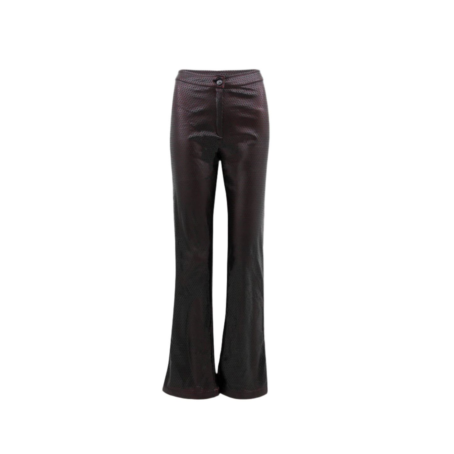Fishnet Leather Pants