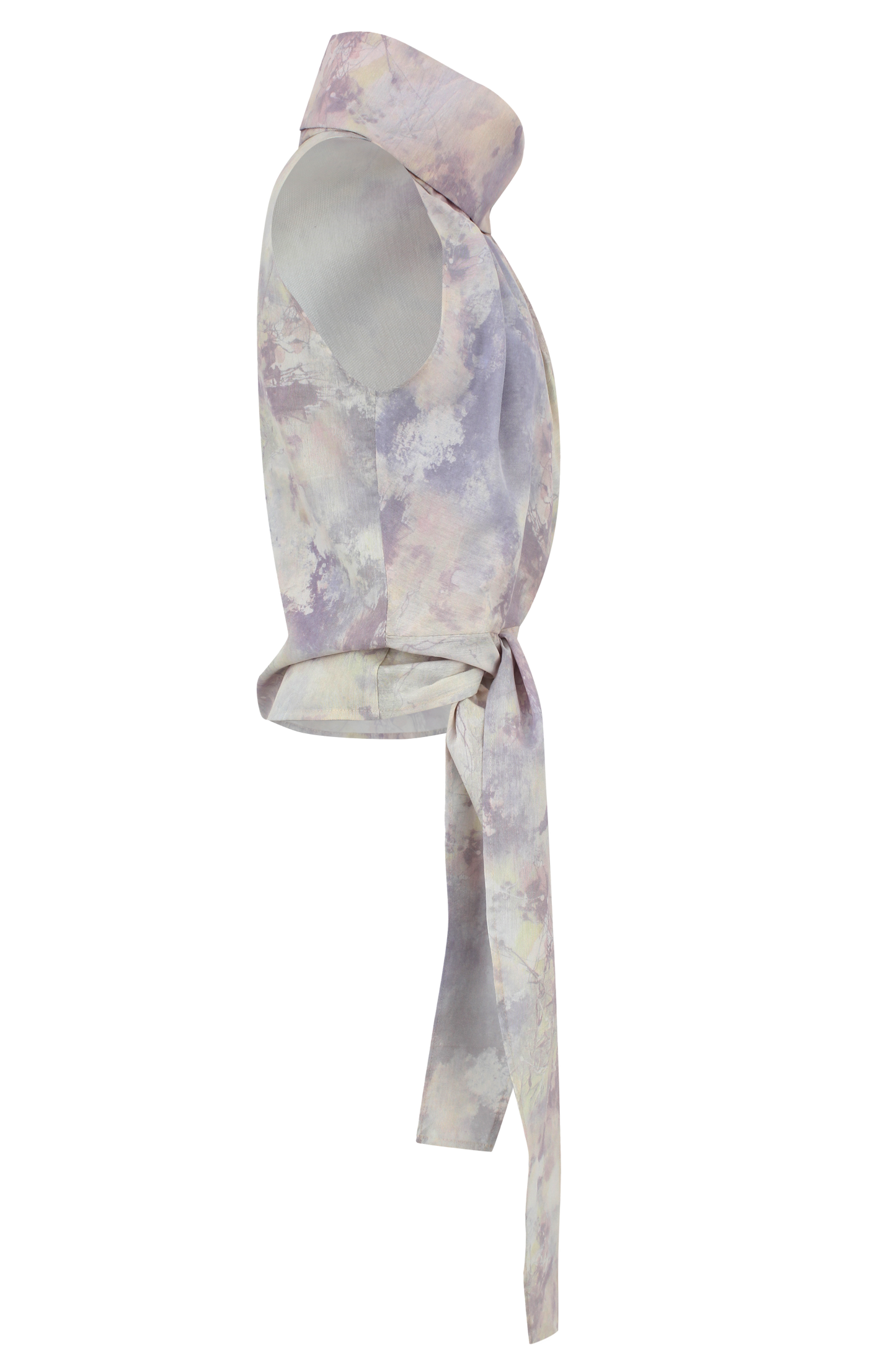 Drape Tie Top - Print