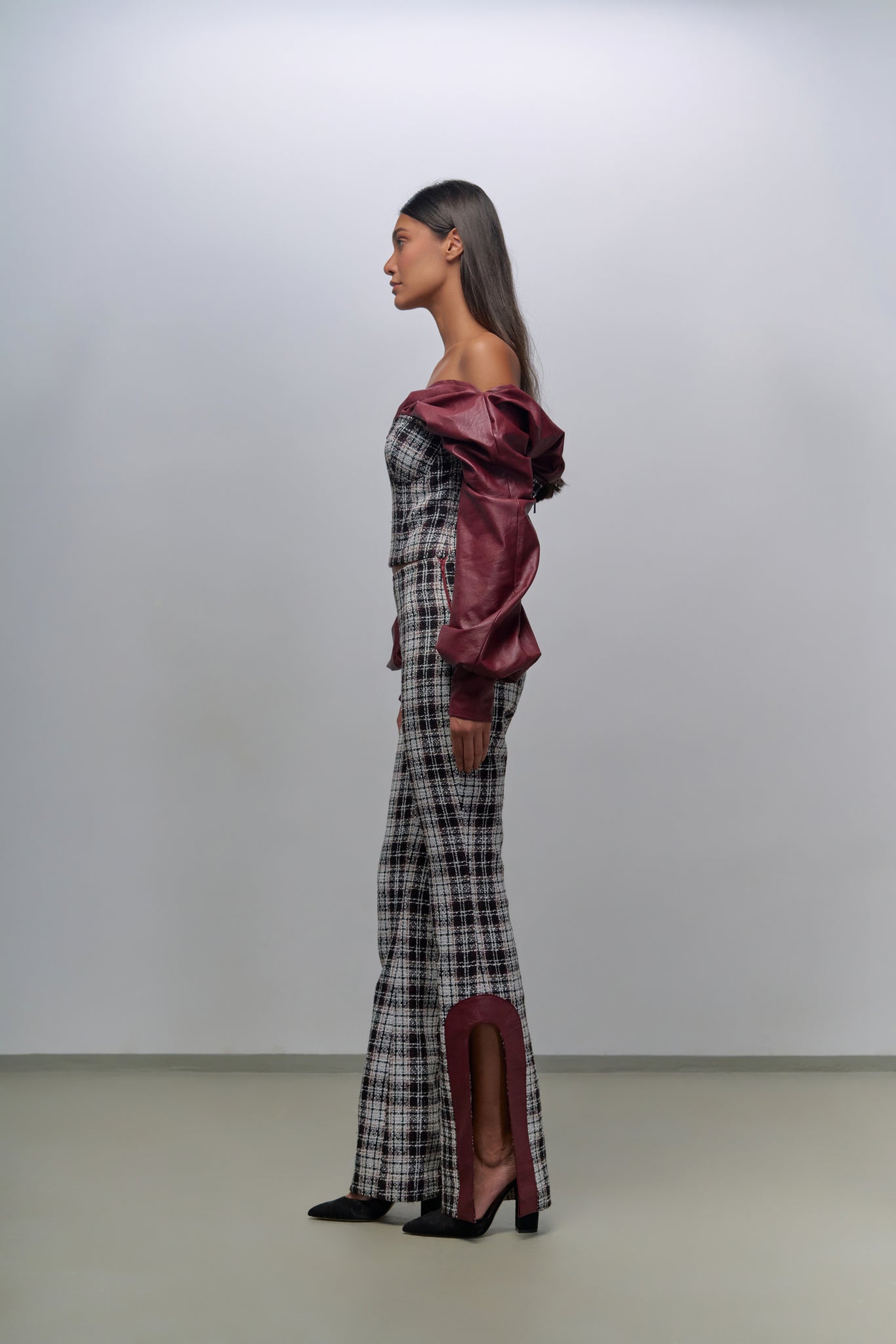 Tweed Corset Top