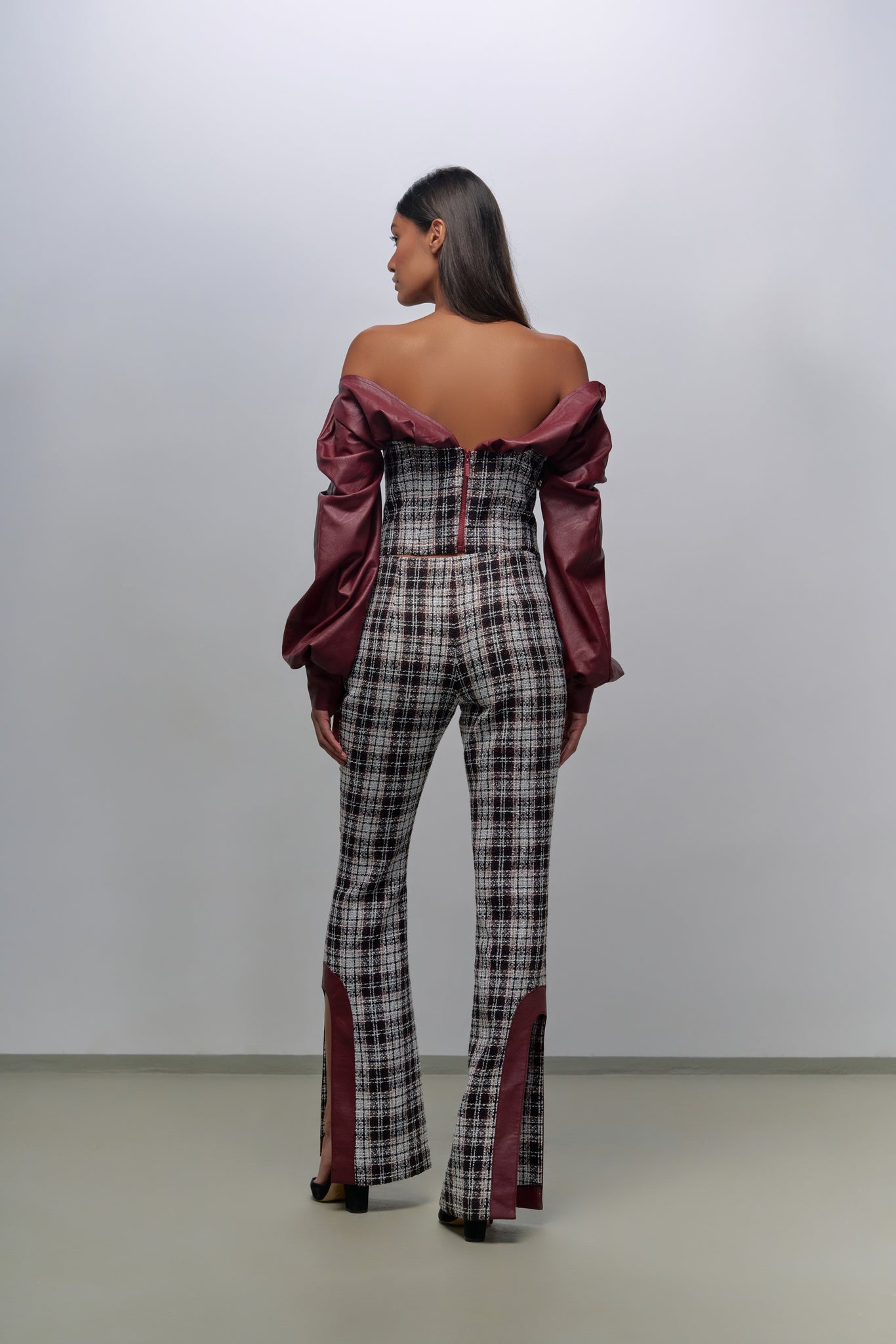 Tweed Corset Top
