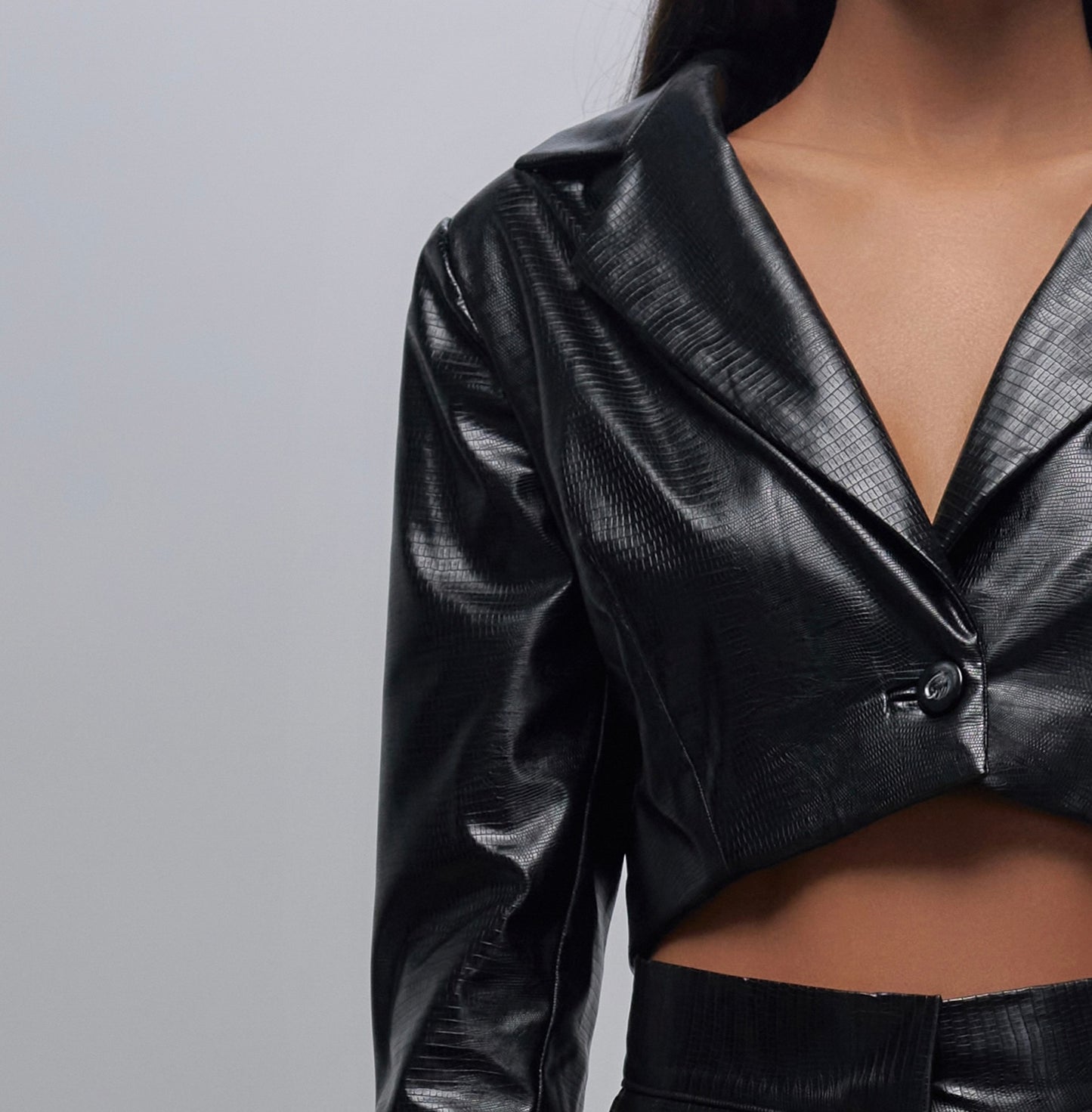 Breasted Crop Blazer