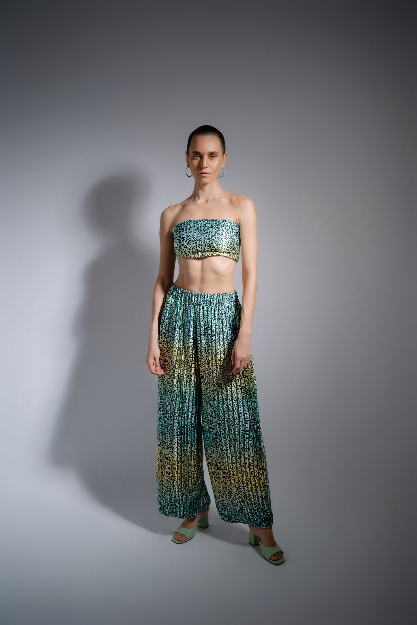 Pleated Print Set