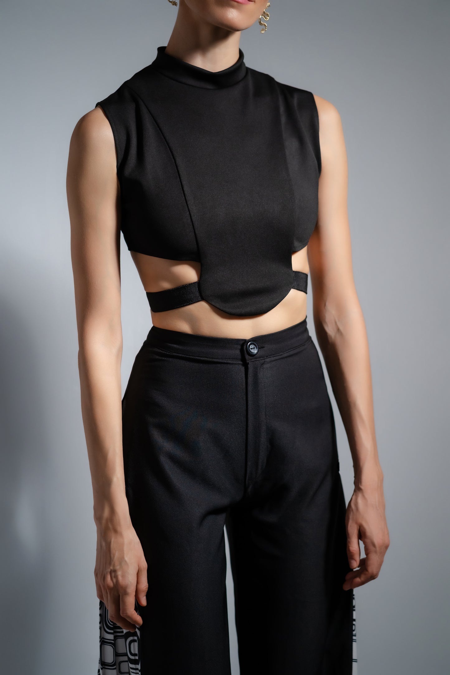 Cut Out Crop Top