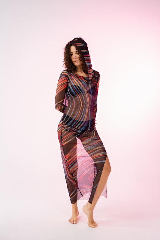 Mirage Flow Mesh Cover-Up