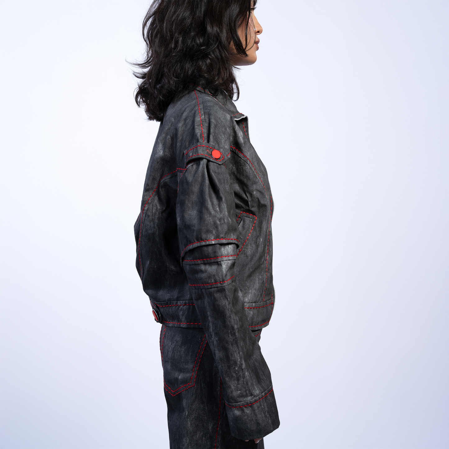 Red stitch Jacket
