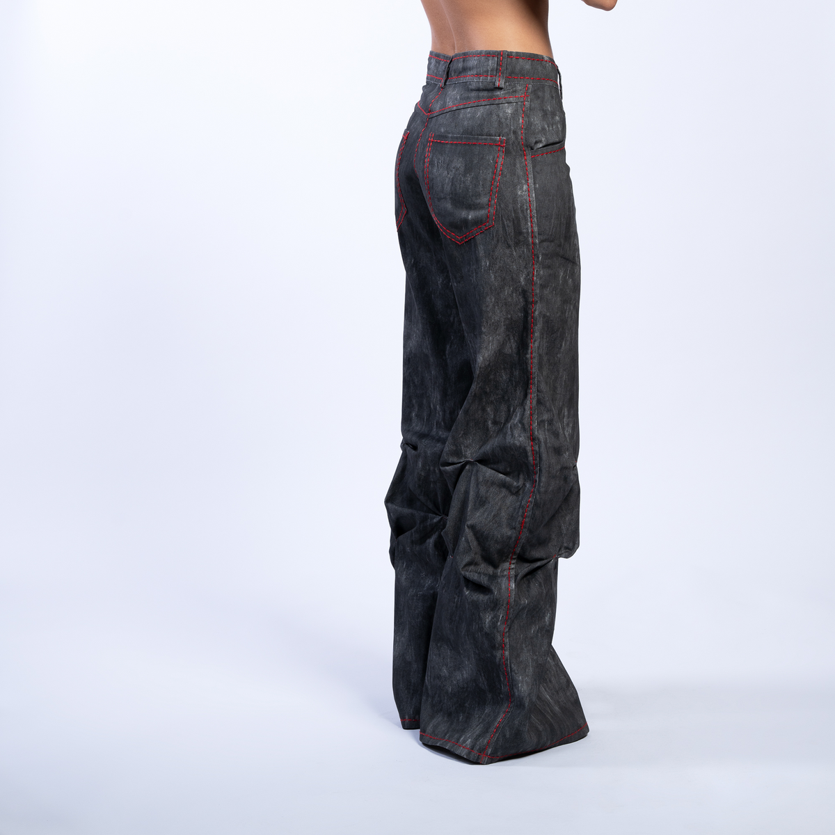 Exxy Red Stitch Pants – EXXY