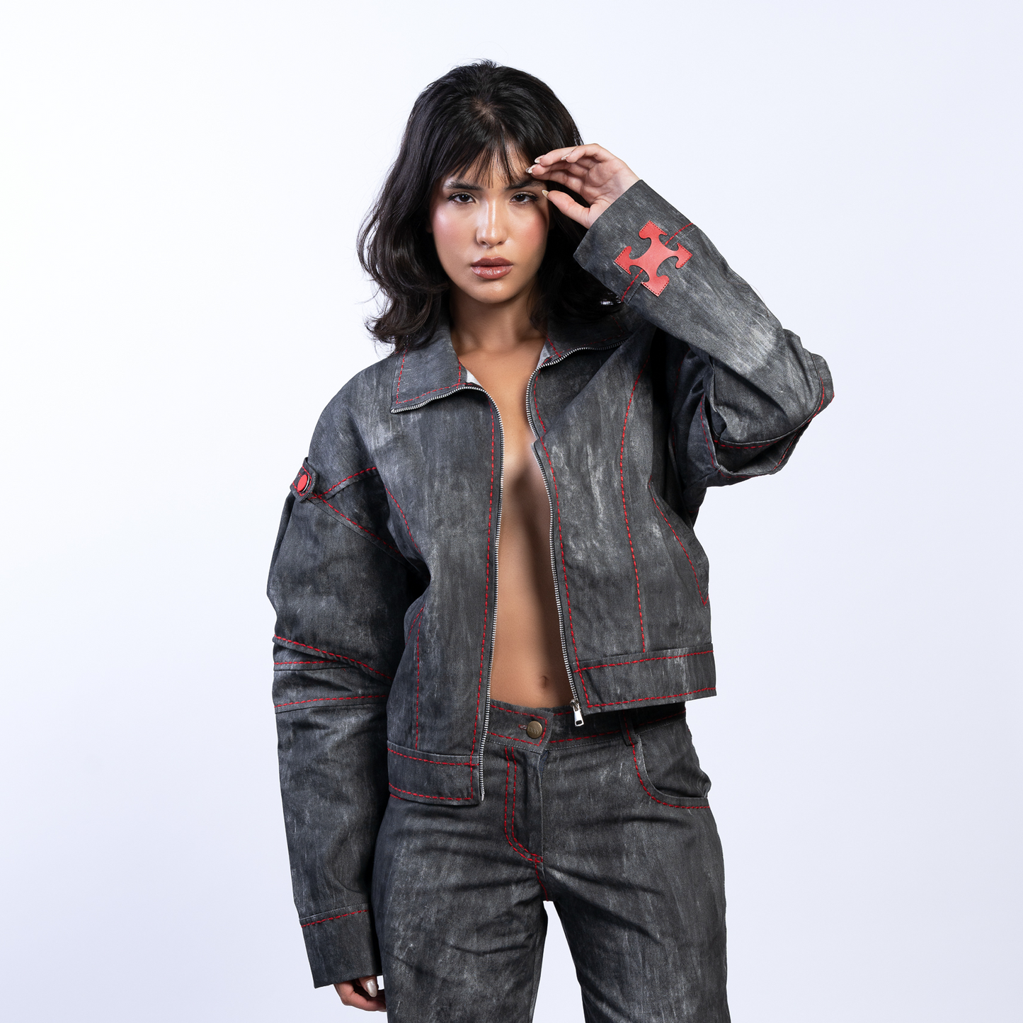 Red Stitch Set