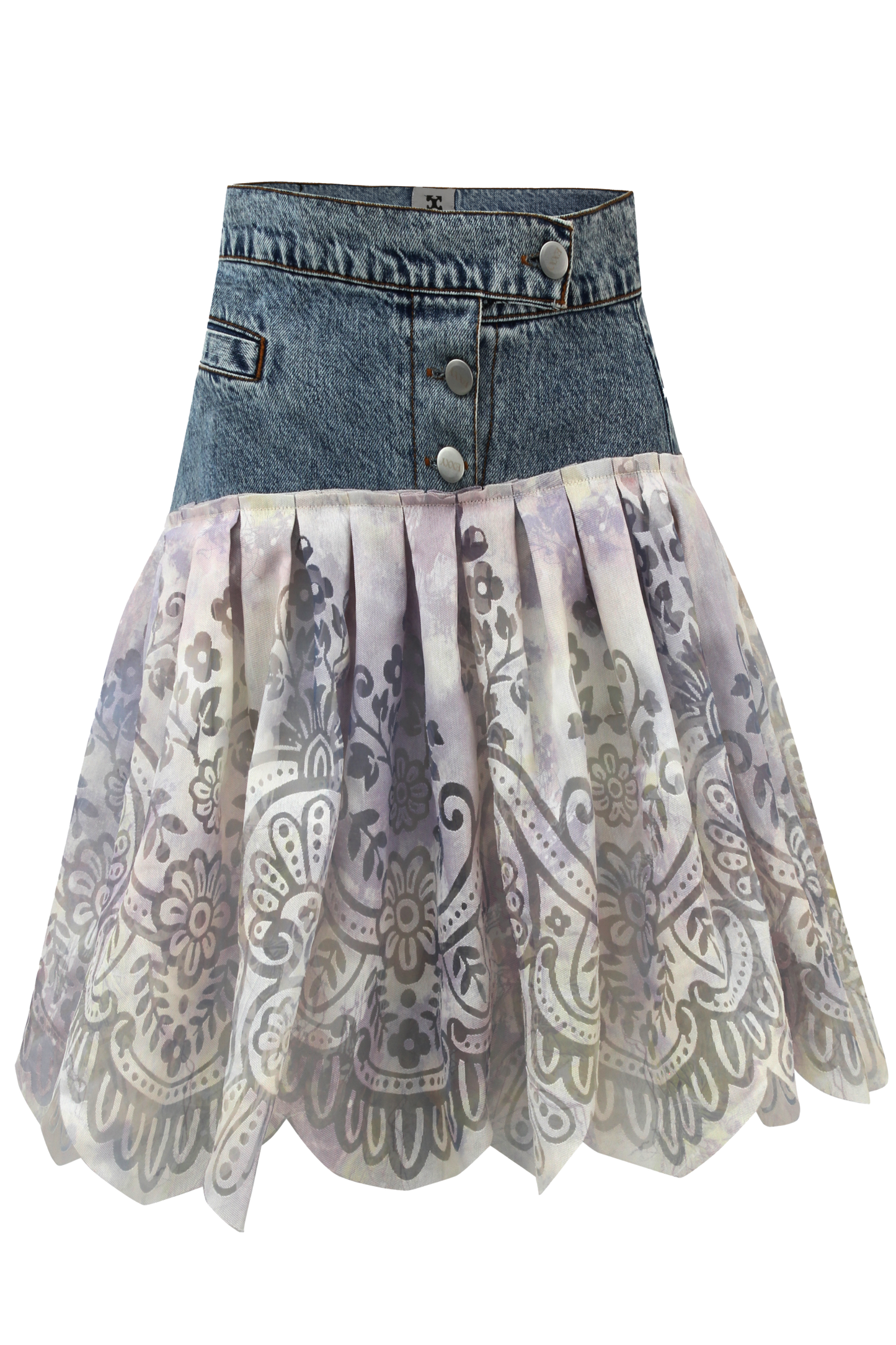 Hybrid Pleat Skirt
