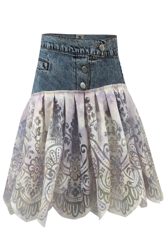 Hybrid Pleat Skirt
