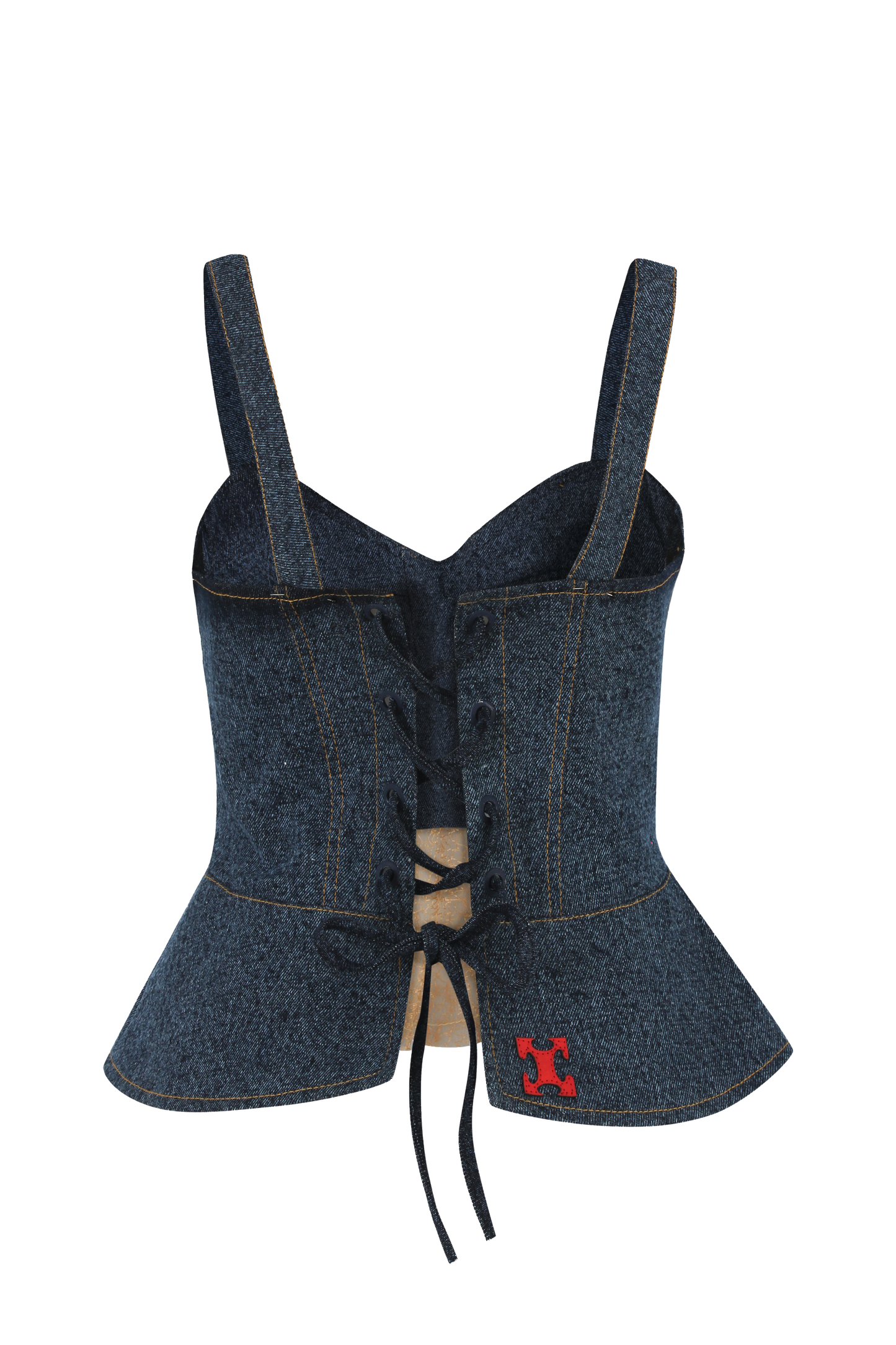 Cut-Through Corset - The Blue Denim