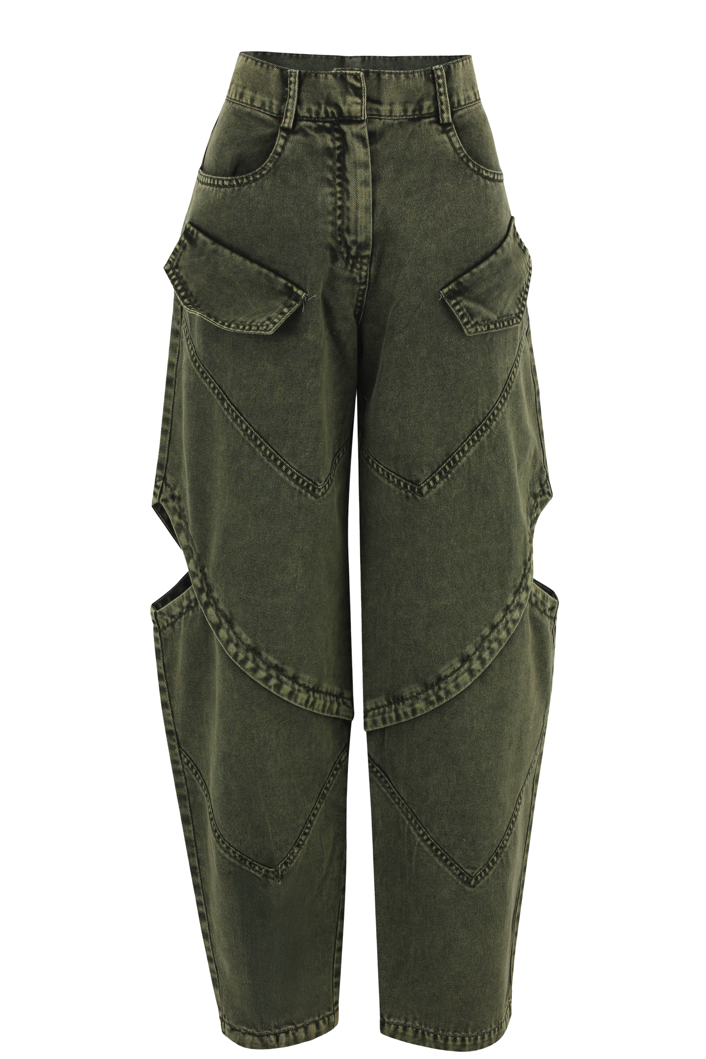 Shift Pocket Pants - Olive