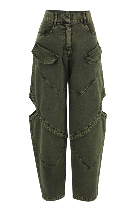 Shift Pocket Pants - Olive