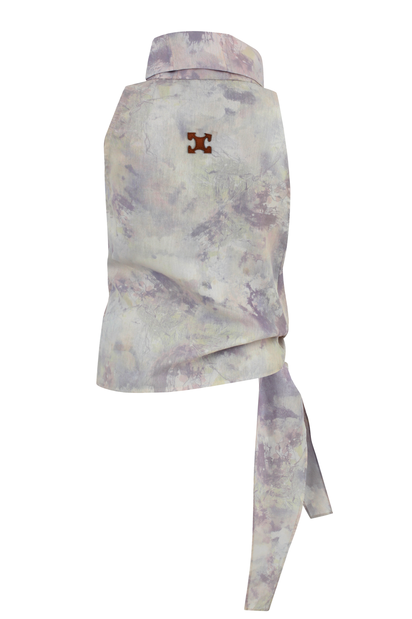 Drape Tie Top - Print